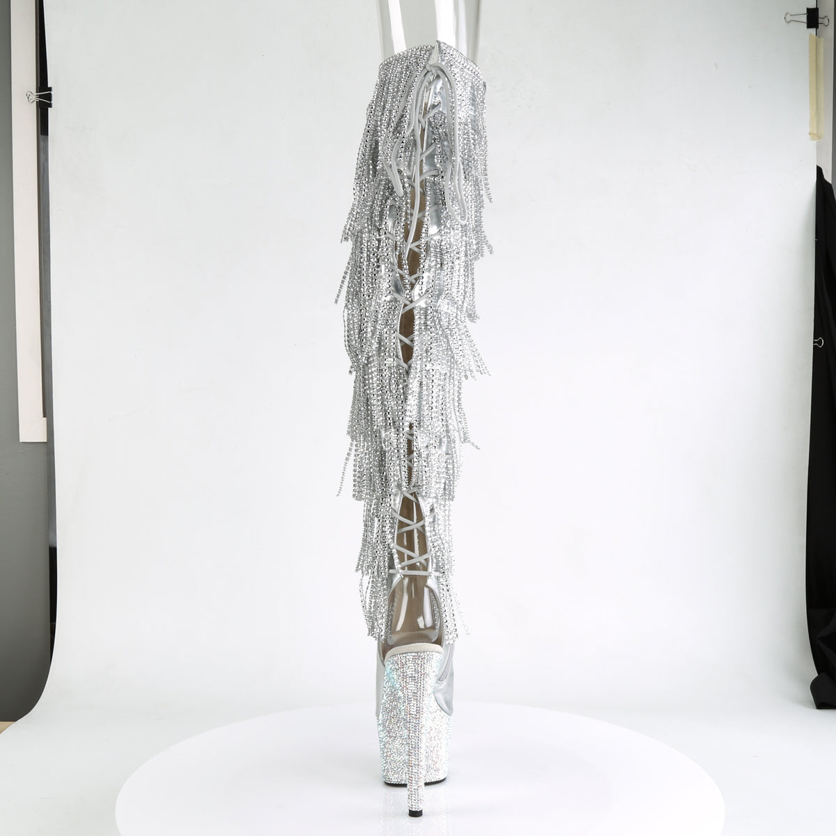 bejeweled 3019rsf 7 pleaser sexy knee high boots 7 inch heel 2 3 4 inch platforms sandals