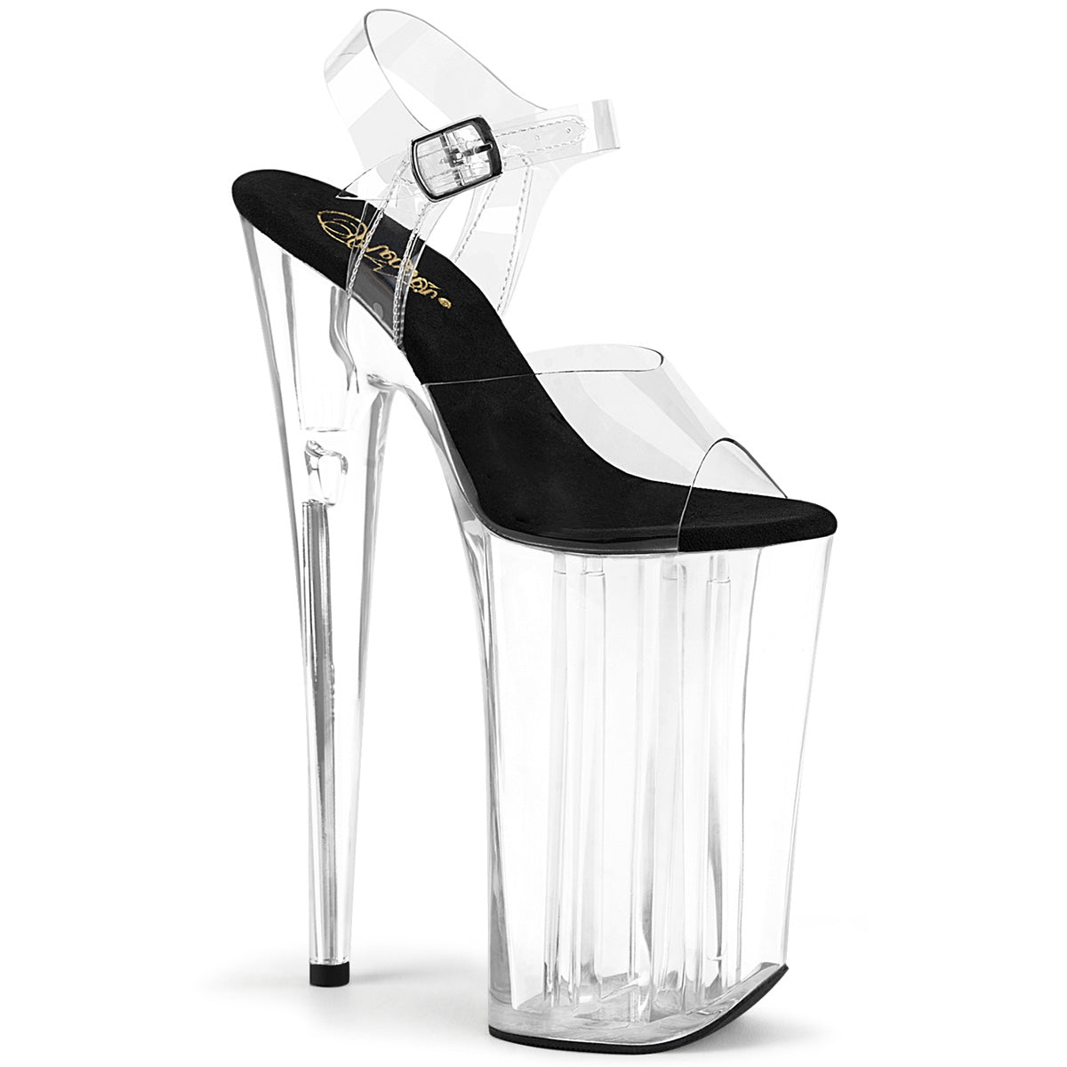 Clear 10 Inch Extreme High Heels Platform Shoes - Pleaser BEYOND-008