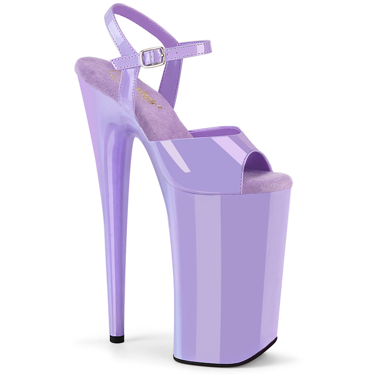 BEYOND-009 Pleaser Lavender Pat/Lavender Platforms (Exotic Dancing) Fetish Footwear