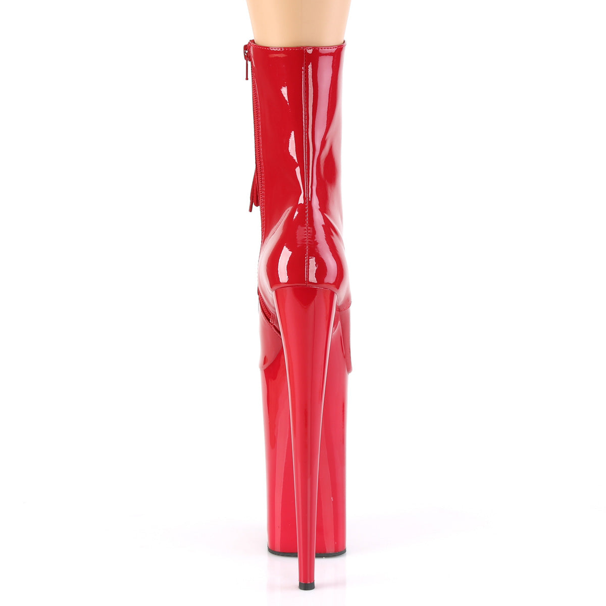 BEYOND-1020 Pleasers Sexy 10" Heel Red Pole Dancing Platform-Pleaser- Sexy Shoes Fetish Footwear