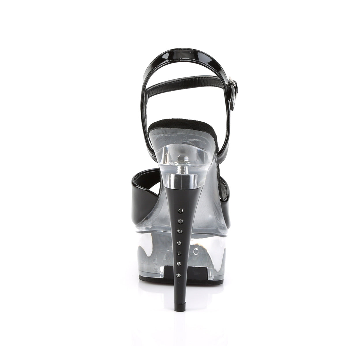 captiva 609 pleaser sexy shoes 6 inch ankle strap platforms sandals with rhinestone on heel red heels