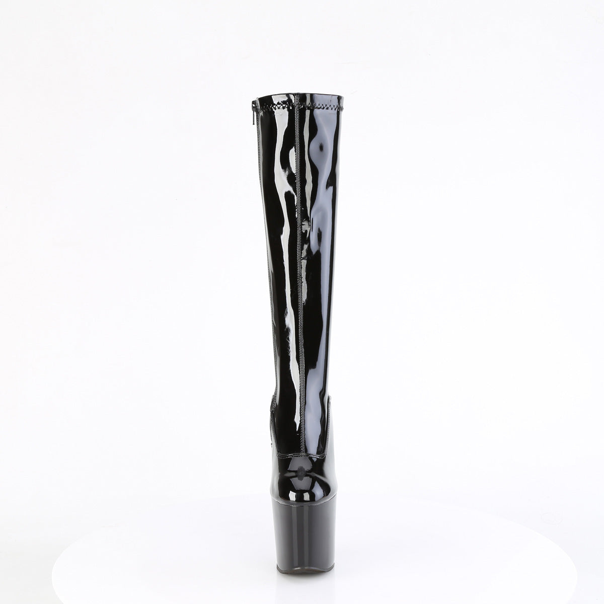 craze 2000 pleaser sexy footwear blk str pat blk