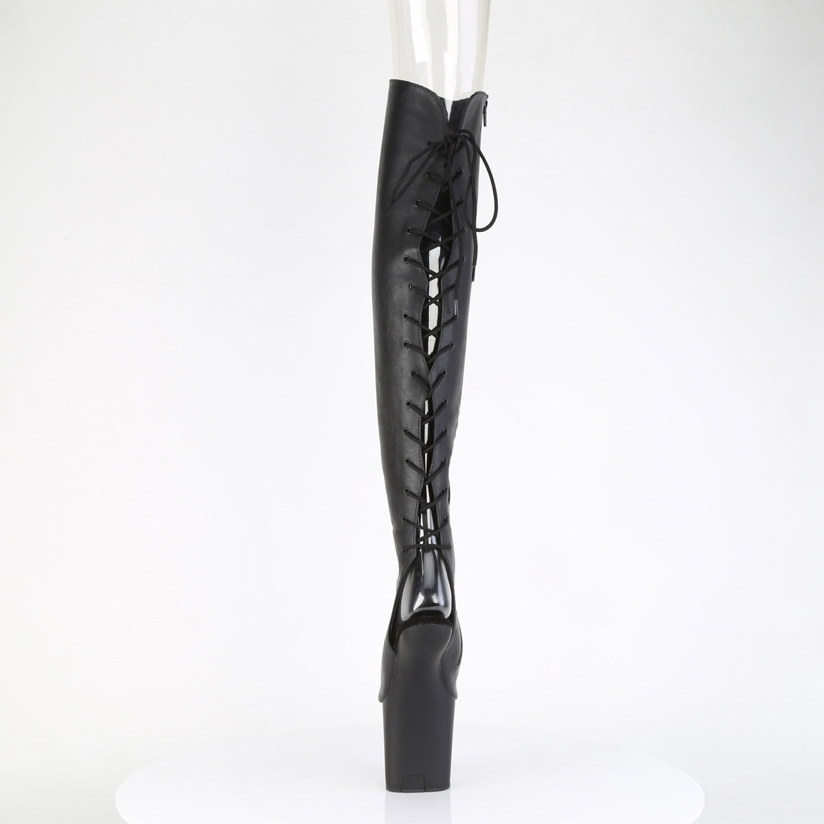 craze 3028 pleaser pole dancing shoes wht str pat wht
