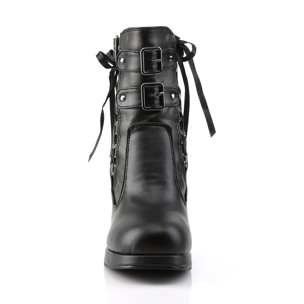 crypto 51 demonia footwear womens ankle boots black