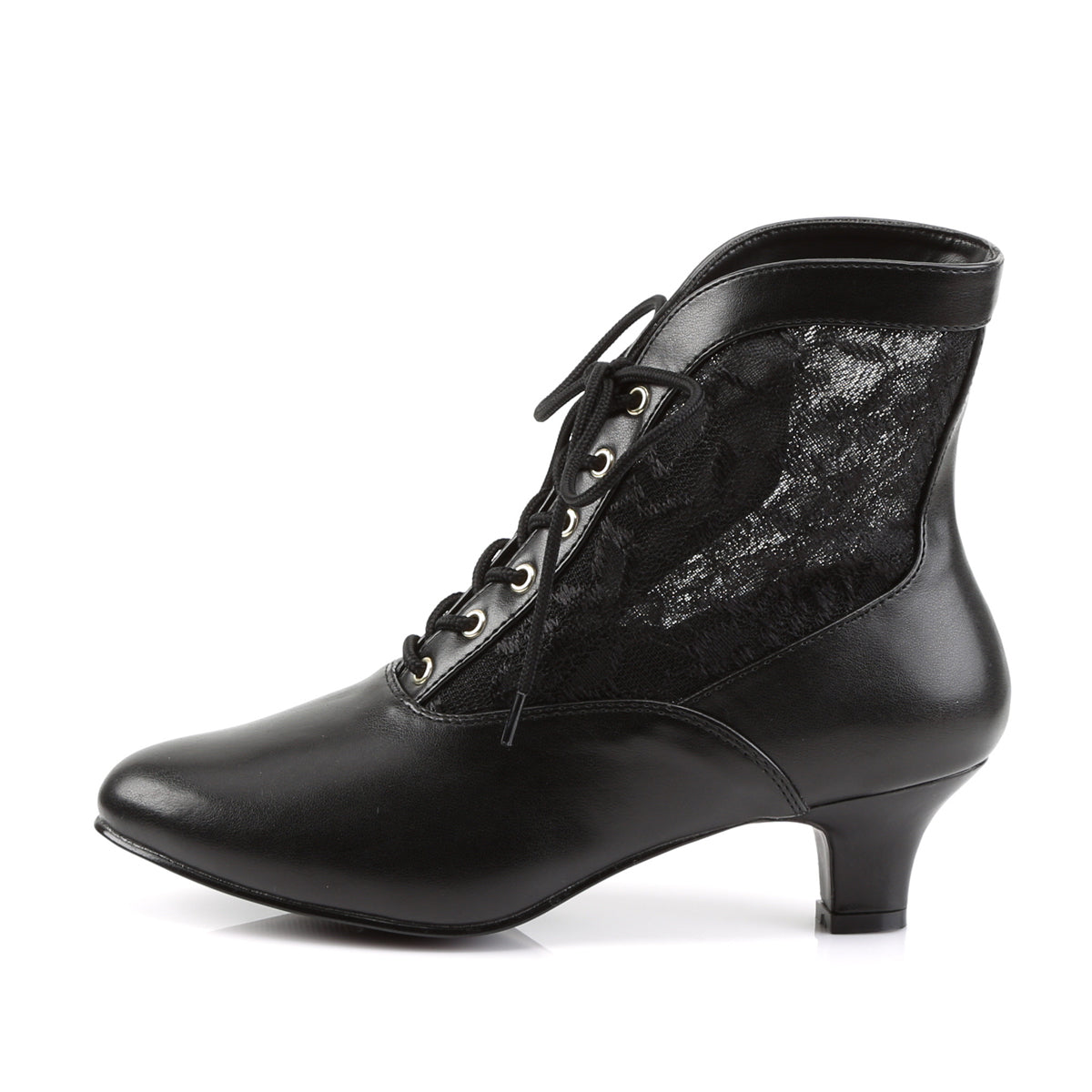 DAME-05 2 Inch Heel Black Women's Boots Funtasma Costume Shoes 