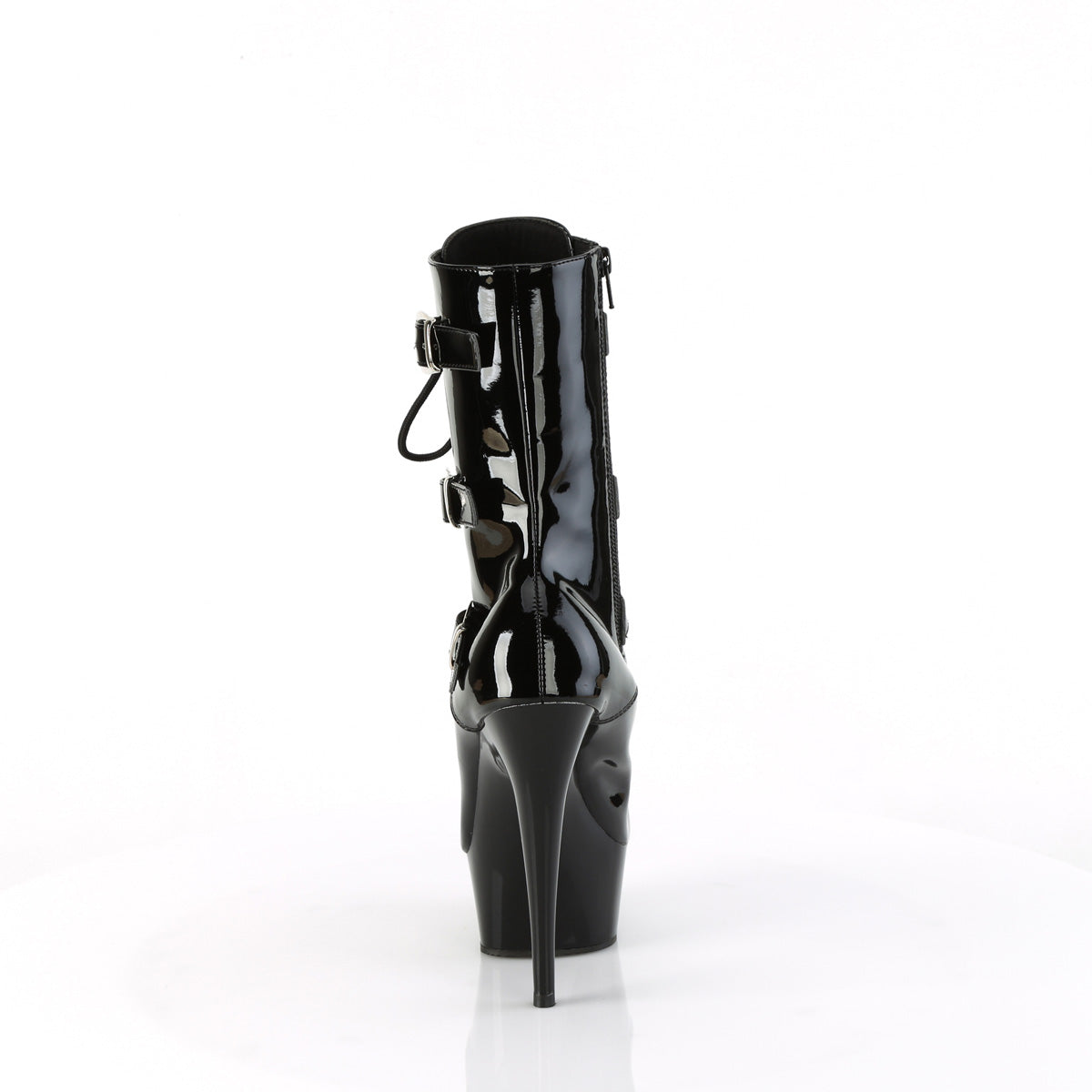 delight 3018 pleaser sexy footwear blk str pat blk
