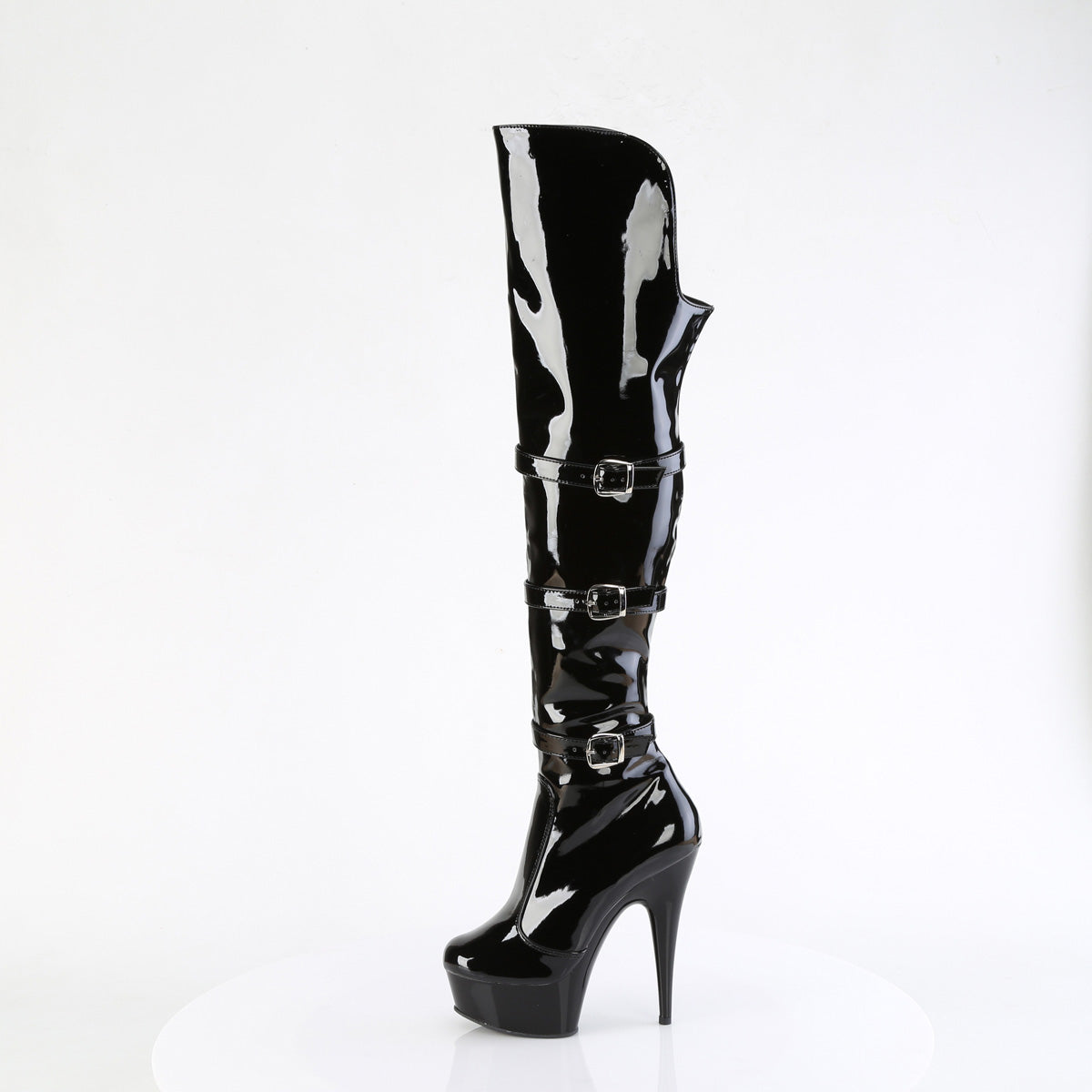 delight 3018 pleaser sexy footwear red str pat red