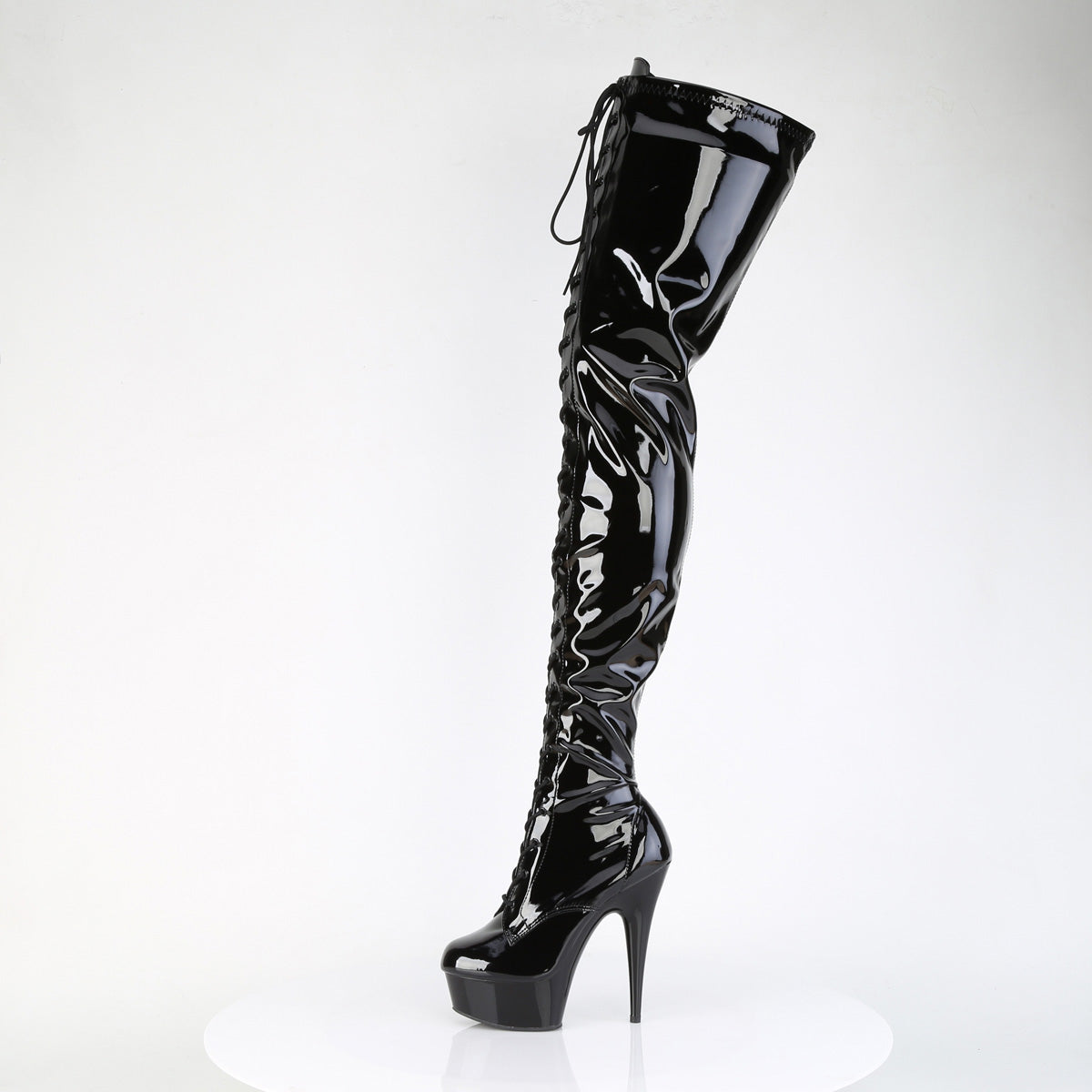 adore 3021gp lilac glitter pleaser pole dancing thigh high boots