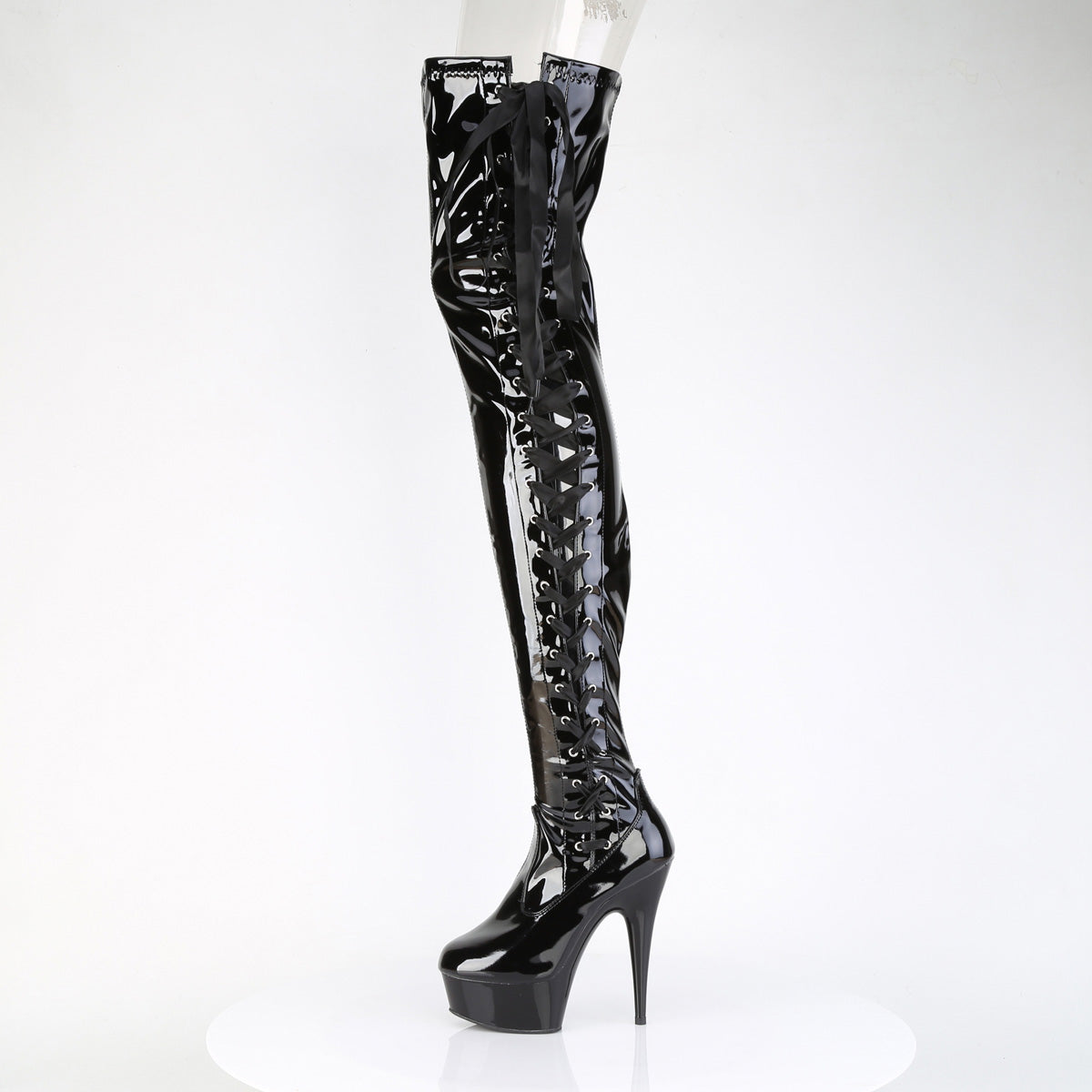 enchant 708rs 01 pleaser pole dancing shoes clr clr ab rs