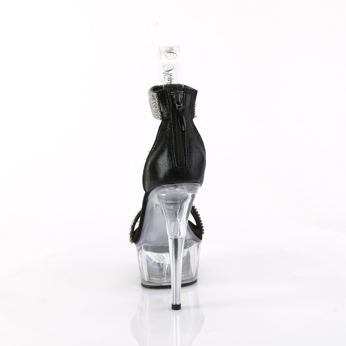 delight 641 pleaser sexy footwear slv shimmery fabric clr