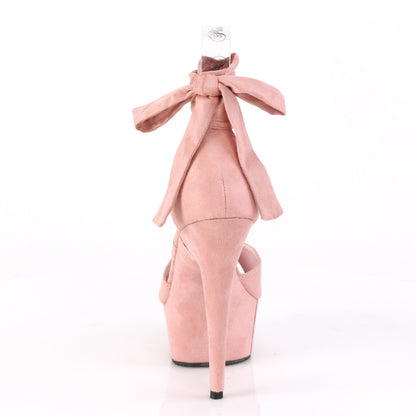 DELIGHT-679 Pleaser 6" Heel Baby Pink Pole Dancing Platforms-Pleaser- Sexy Shoes Fetish Footwear