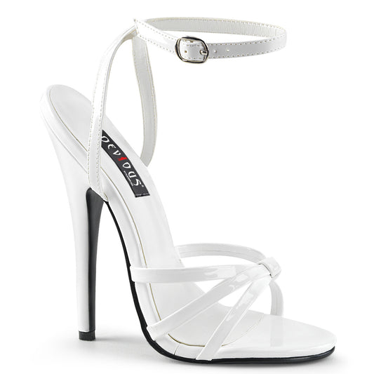 DOMINA 108 Devious Fetish Footwear 6 Inch Heel White Shoes Devious Heels