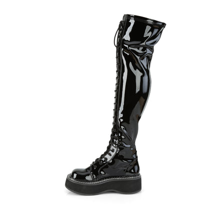EMILY-375 Demoniacult Alternative Footwear Women's Over-the-Knee Boots