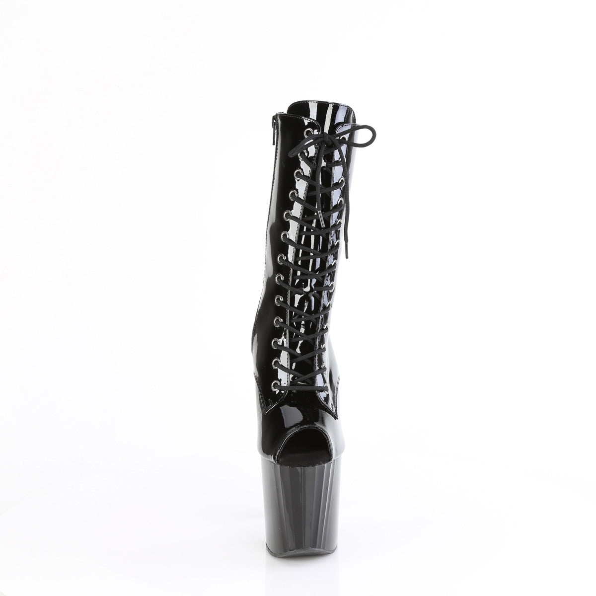 enchant 1041 pleaser sexy footwear blk pat blk