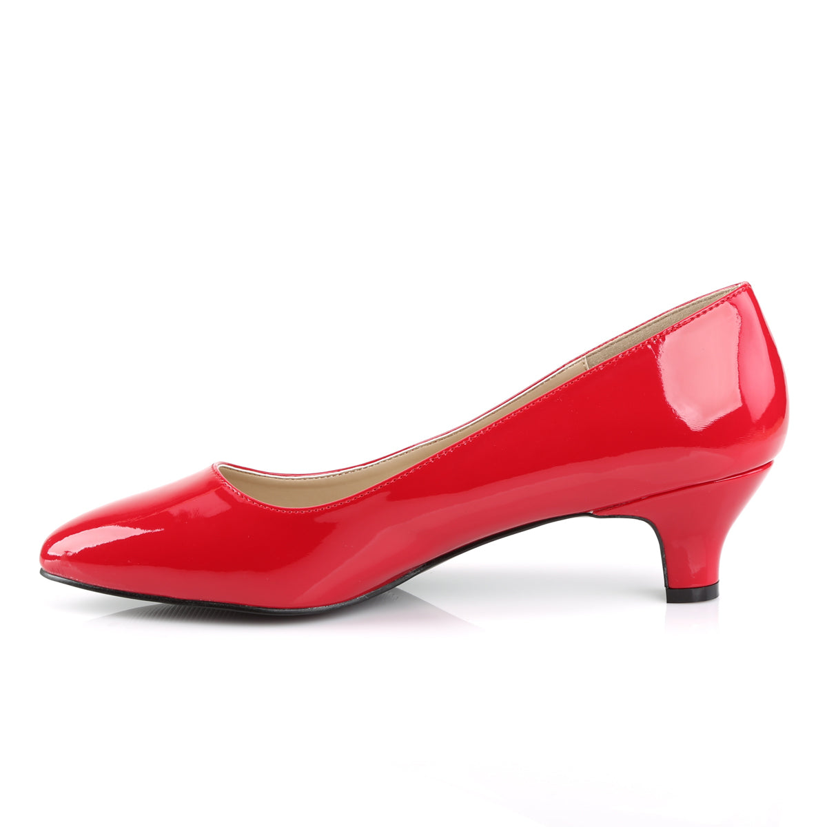 FAB-420 Pleaser Pink Label 2 Inch Heel Red Fetish Footwear-Pleaser Pink Label- High Heels for Men