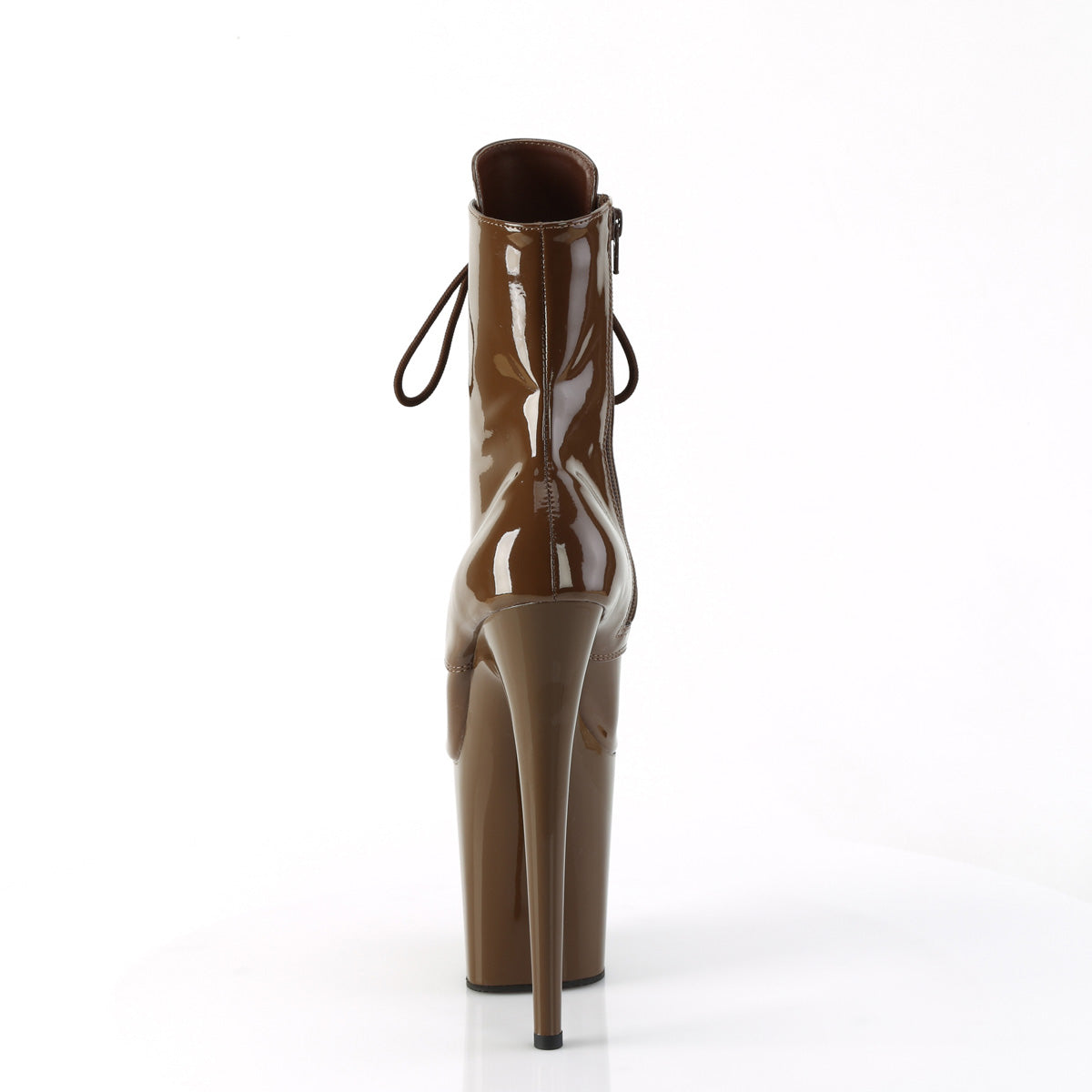 flamingo 1020 pleaser mocha faux leather moch matte shoes