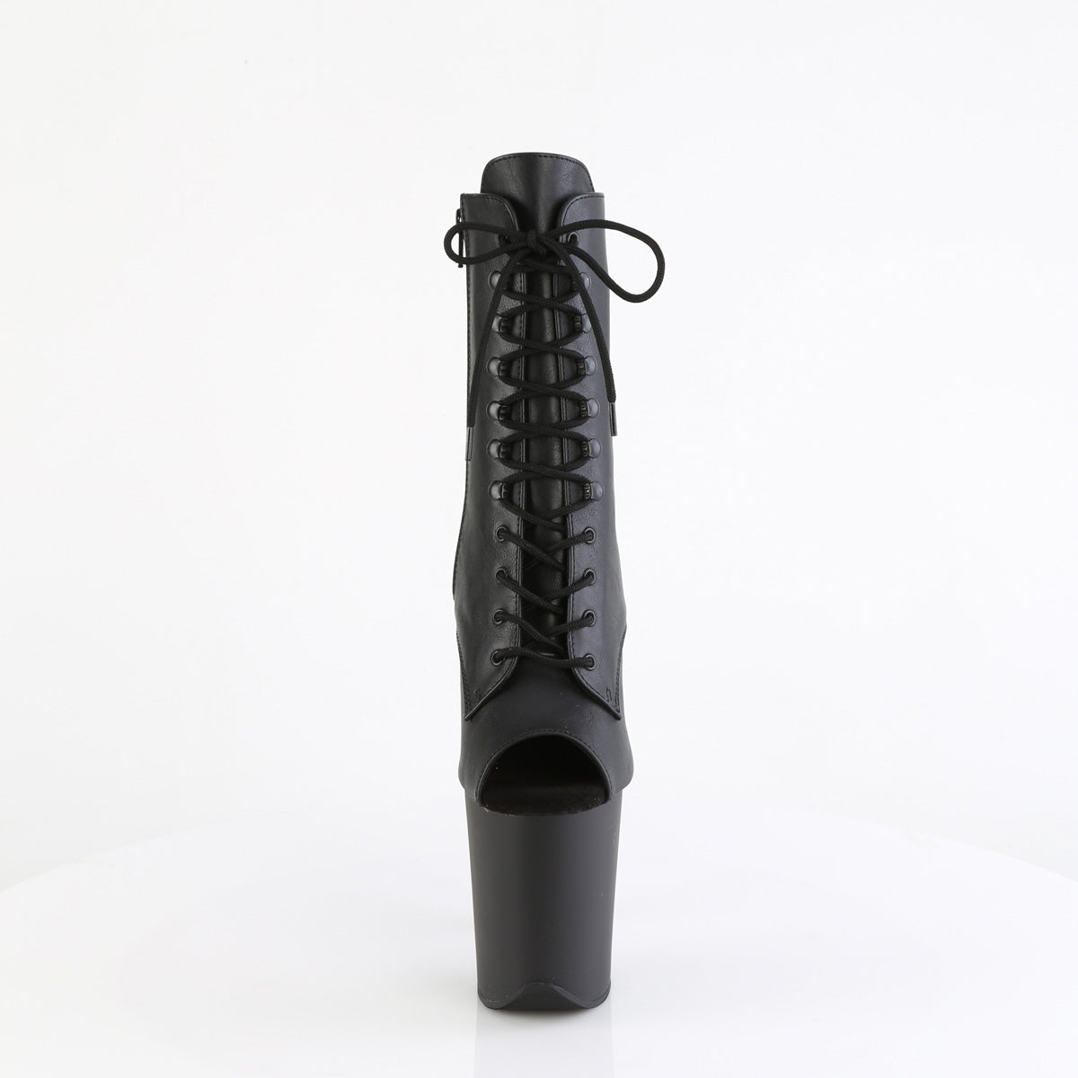 flamingo 1021 pleaser sexy footwear blk faux leather blk matte