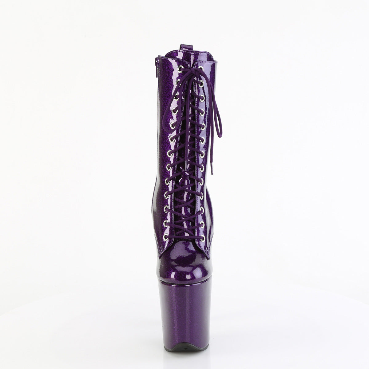 flamingo 1040gp pleaser sexy footwear purple glitter pat m