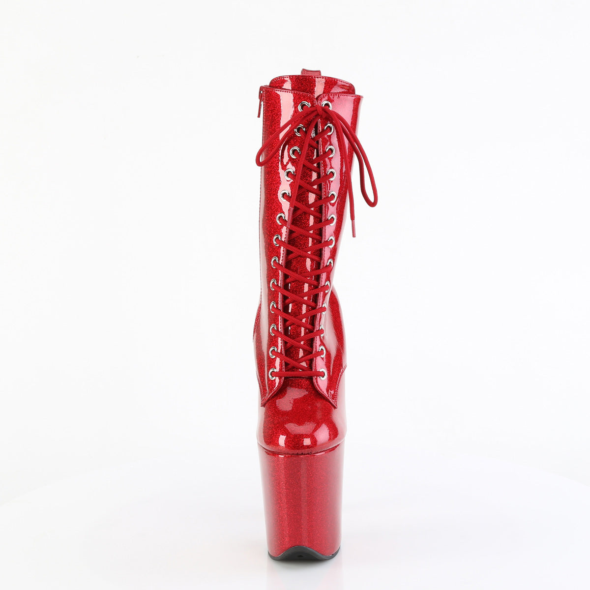 flamingo 1040gp pleaser sexy footwear ruby red glitter pat m
