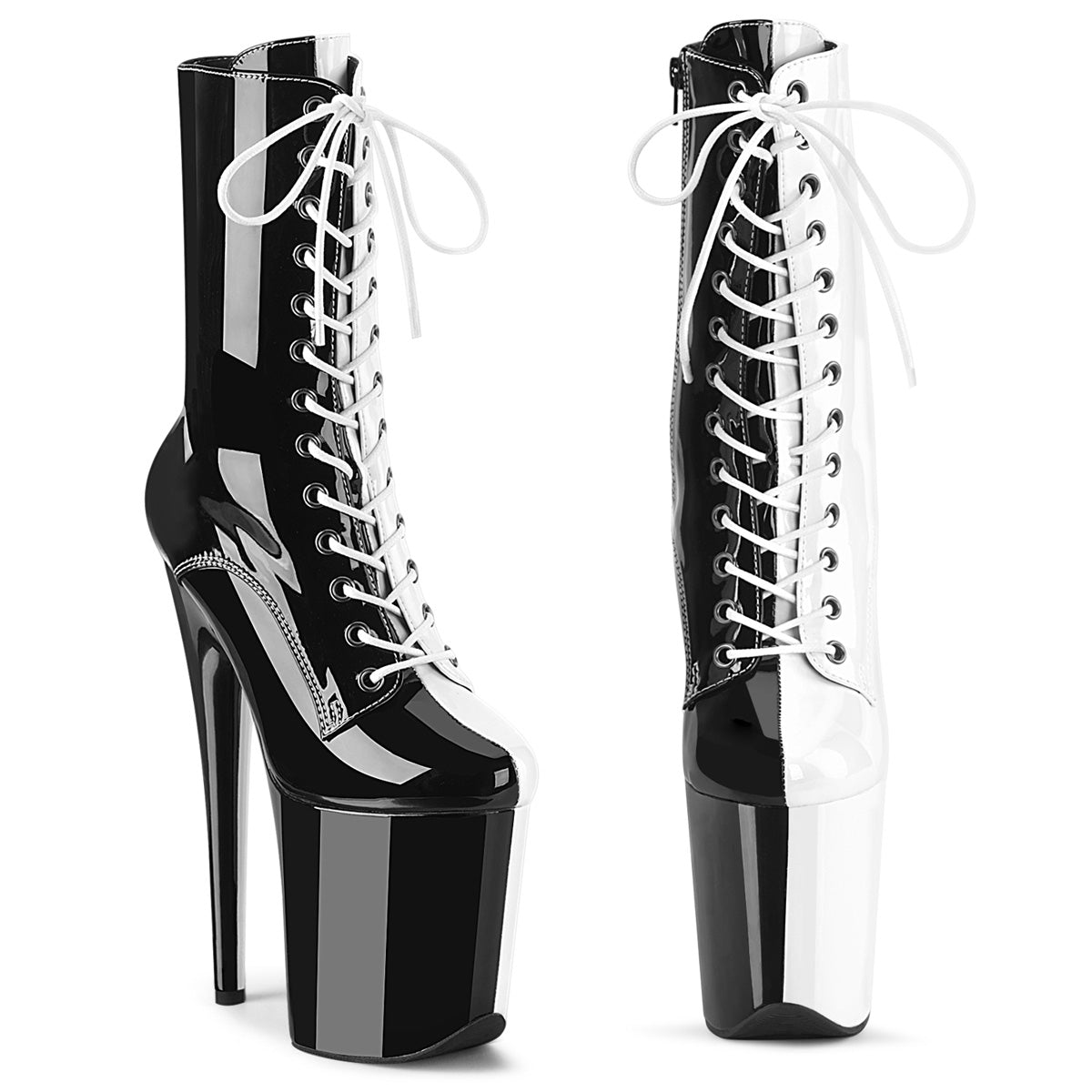 FLAMINGO-1040TT Pleaser 8 Inch Heel Ankle Boots Exotic Dancing