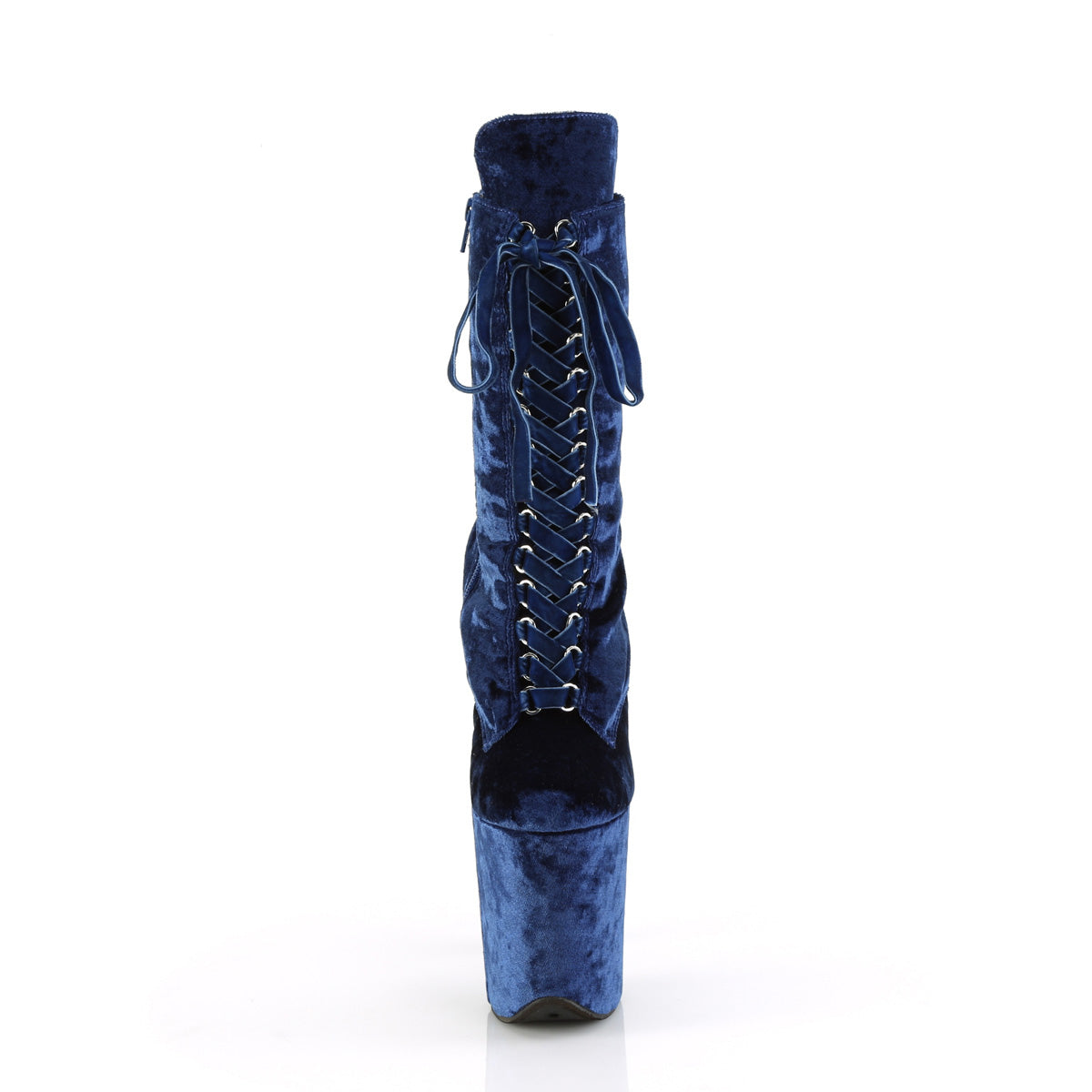 flamingo 1045vel pleaser pole dancing shoes navy blue velvet navy blue velvet