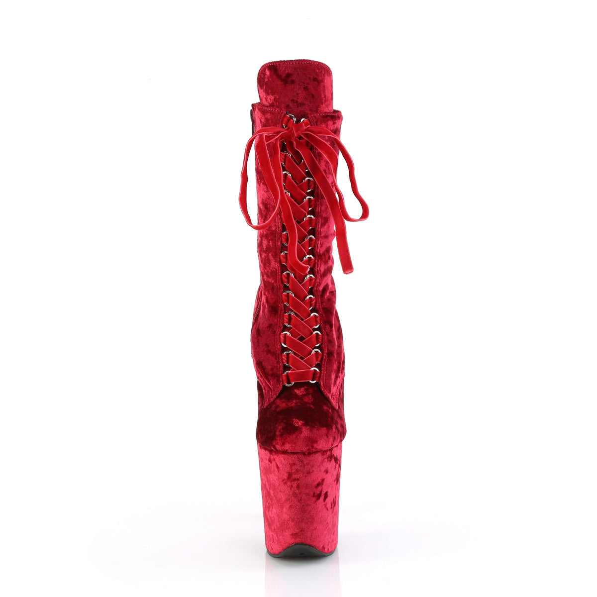 flamingo 1045vel pleaser sexy footwear red velvet red velvet