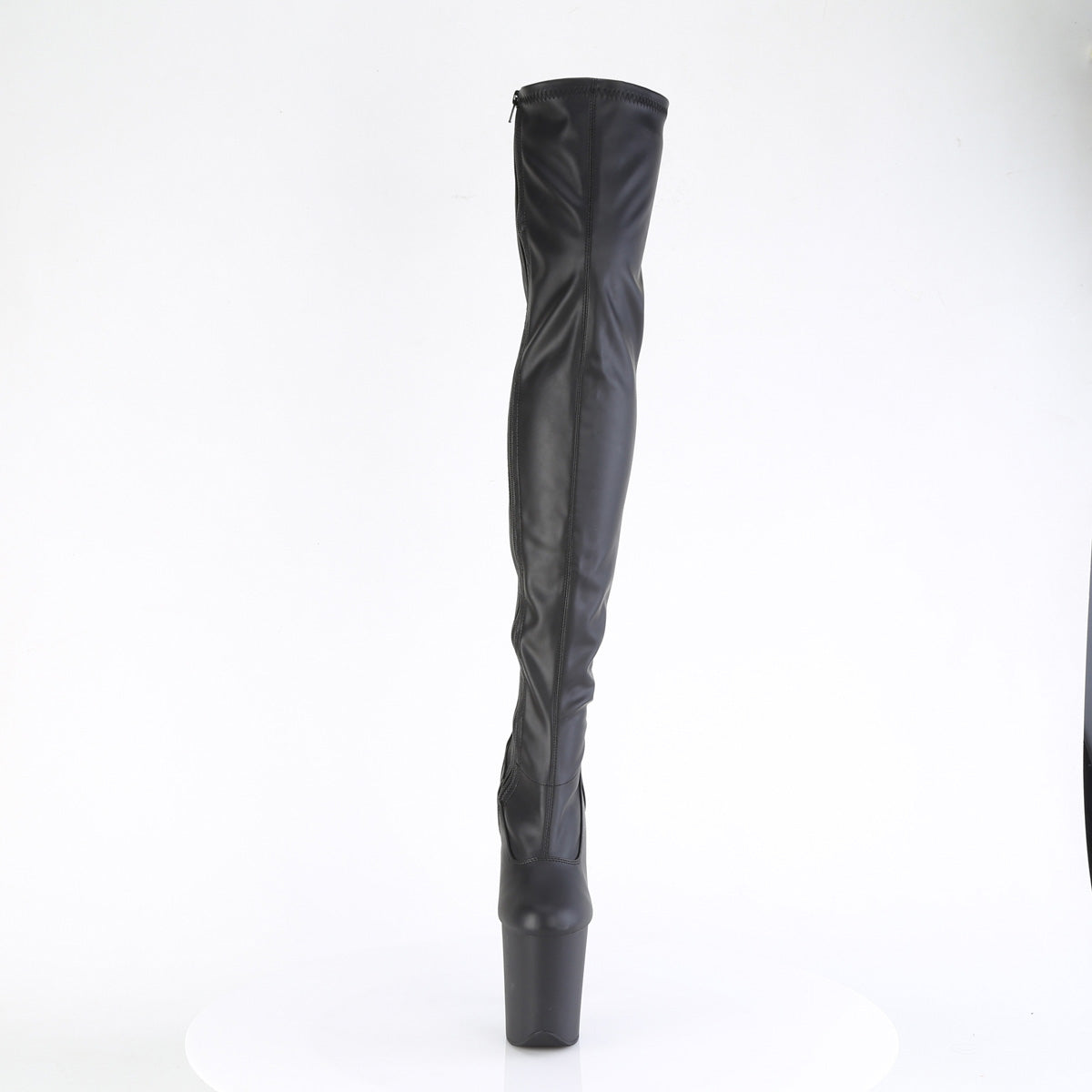 flamingo 3000 pleaser sexy footwear blk faux leather blk matte