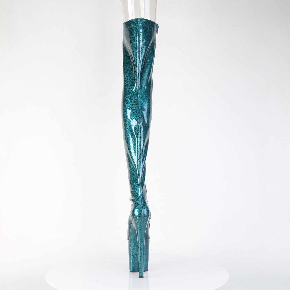 flamingo-3021gp-pleaser-pole-dancing-shoes-teal-glitter-pat-m