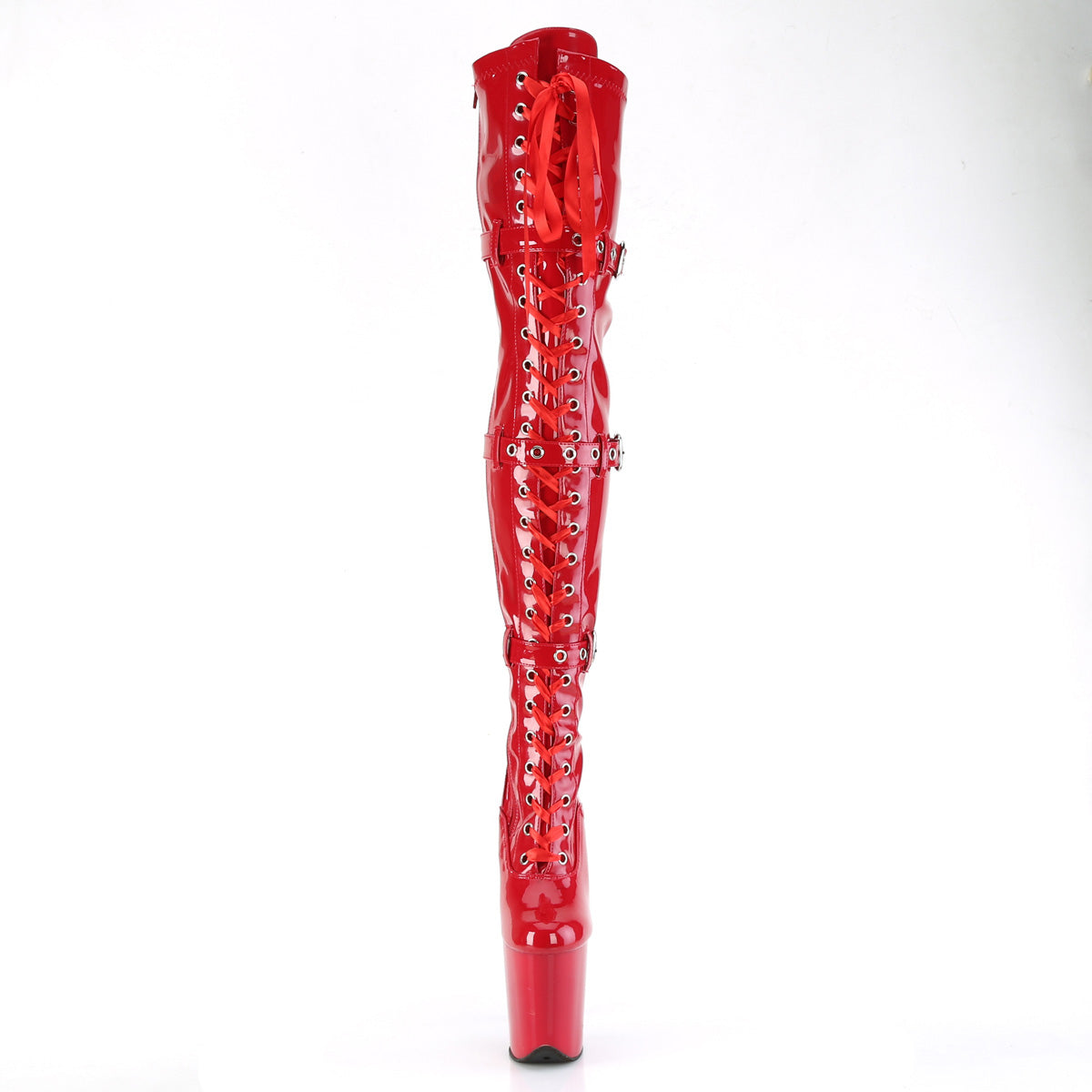 flamingo 3028 pleaser red str patent red shoes