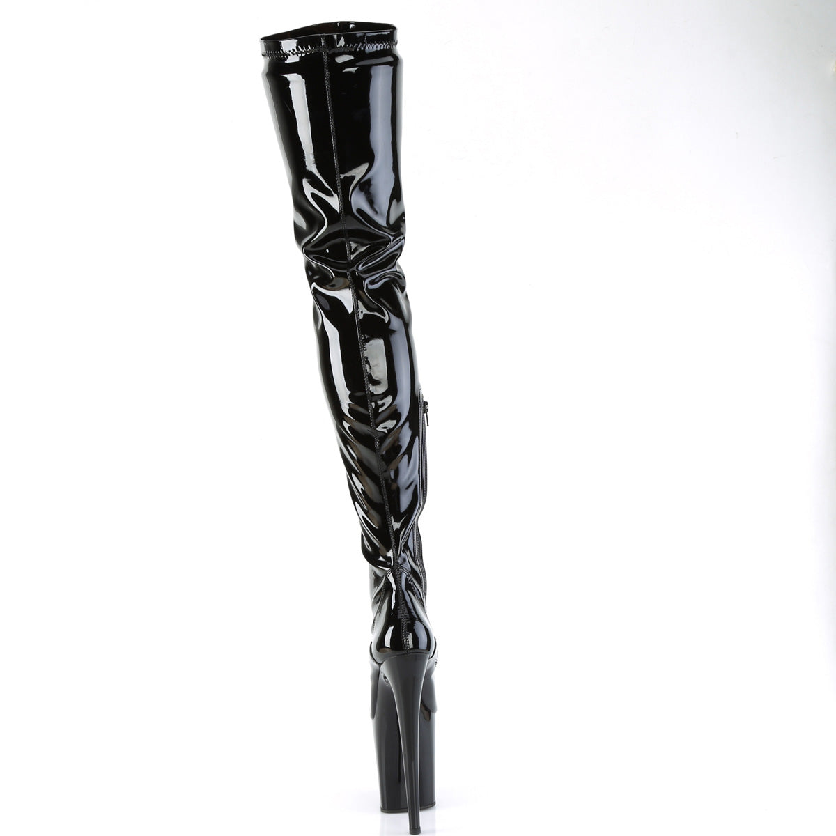 flamingo 800 22 pleaser sexy footwear blk faux suede blk faux suede