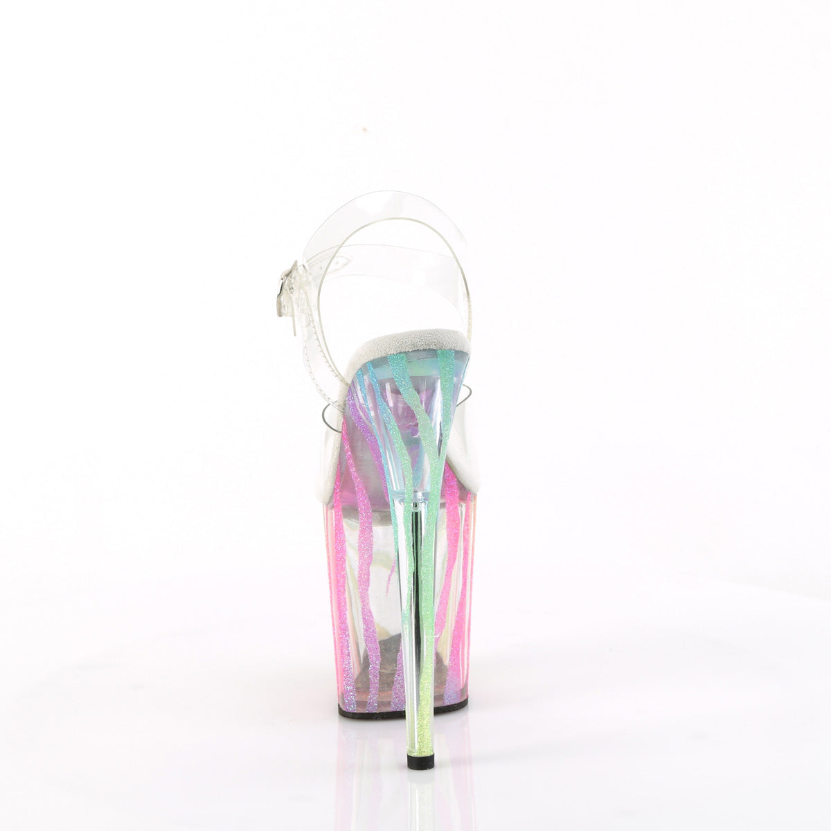 flamingo 808rmt pleaser sexy footwear clr rainbow misty tinted