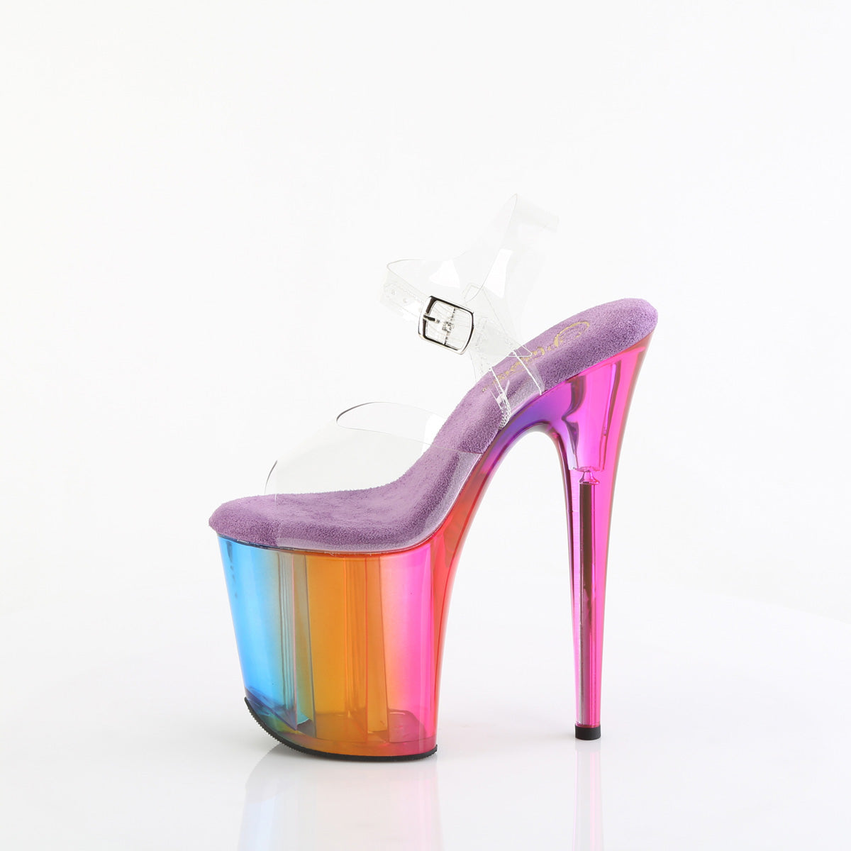flamingo 808ss pleaser sexy footwear clr blk dusty blush multi glitter