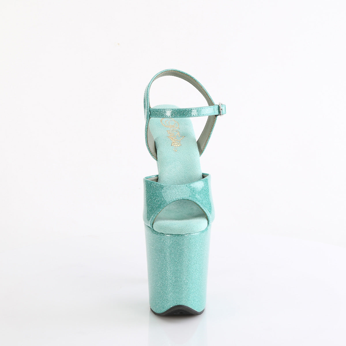 flamingo 809gp pleaser sexy footwear aqua glitter pat m