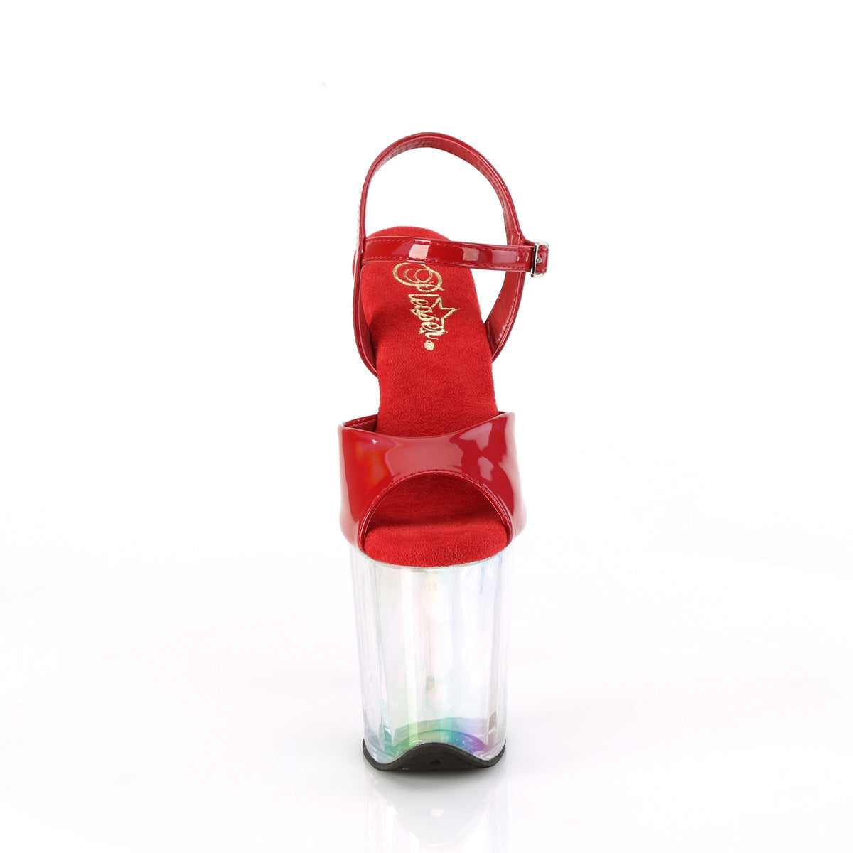 flamingo 809ht pleaser sexy footwear red holo pat holo tinted