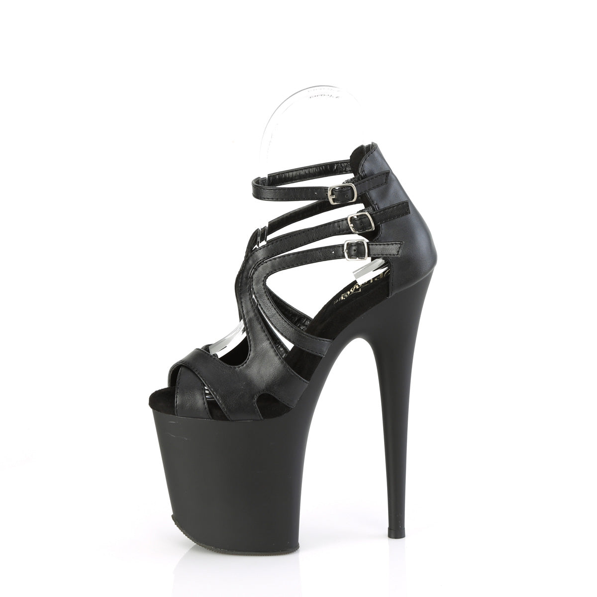 passion 727rs pleaser sexy footwear clr blk blk