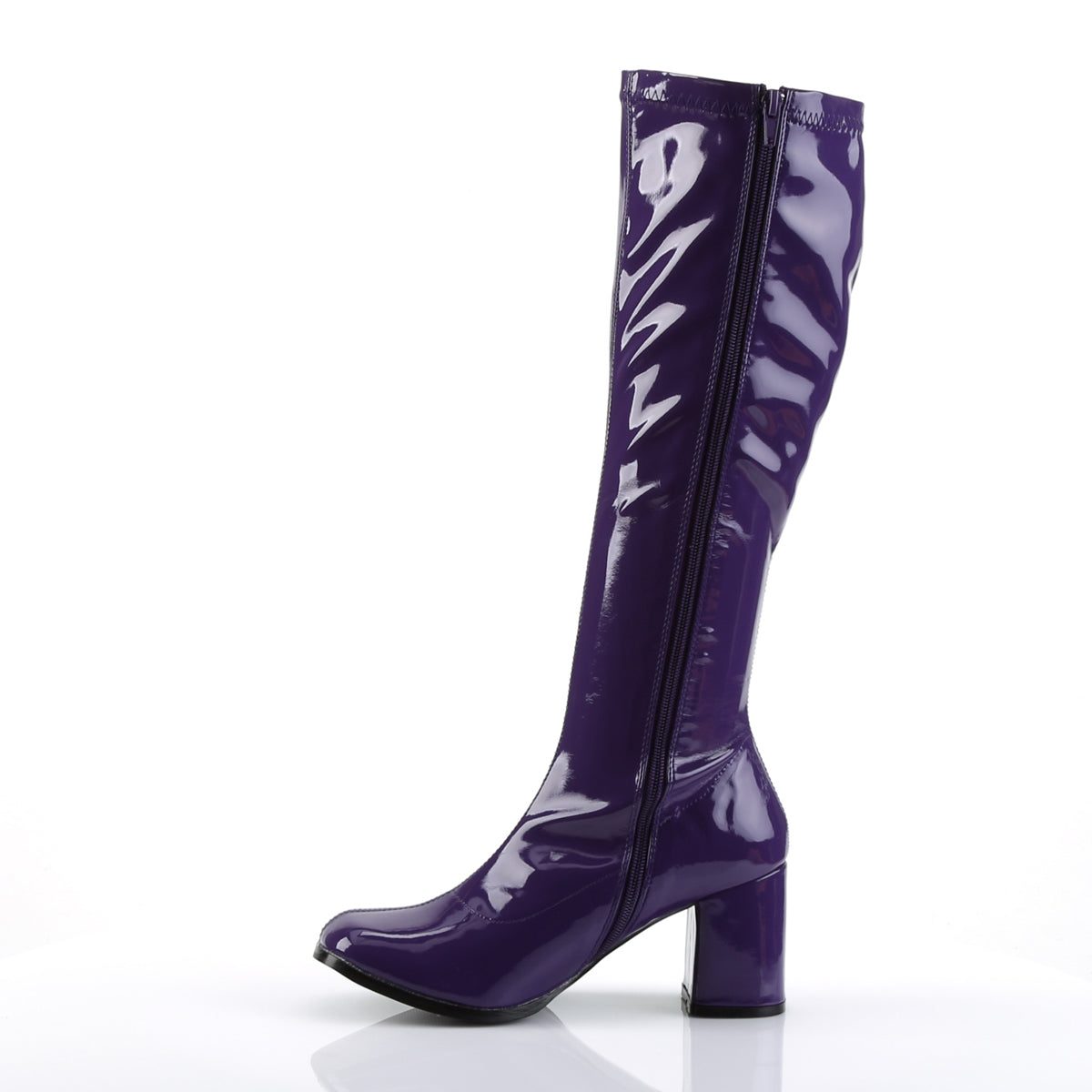 GOGO-300 3 Inch Heel Purple Women's Boots Funtasma Costume Shoes
