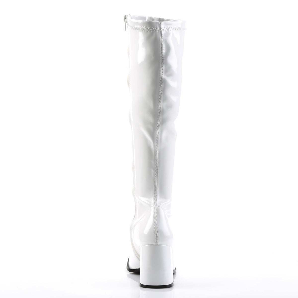 funtasma womens kinky boots gogo 300 silver met str faux leather