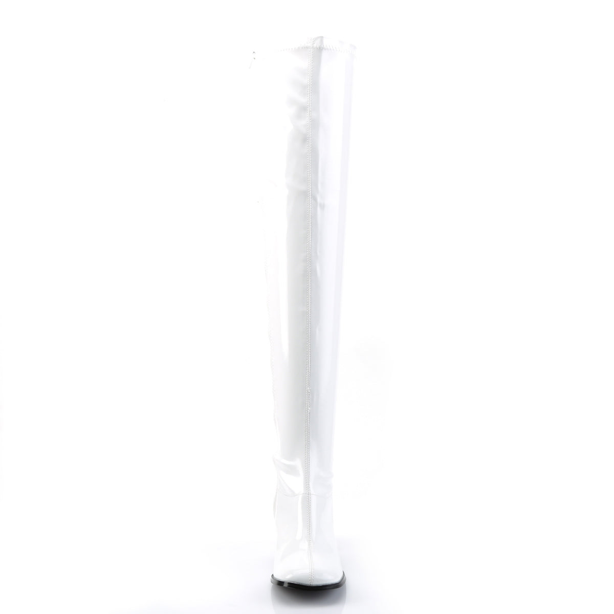 funtasma womens kinky boots gogo 3000 white str shiny