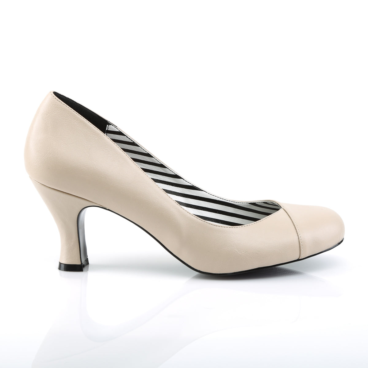 pleaser-pink-label-fetish-shoes-no-platforms-jenna-01-cream-faux-leather
