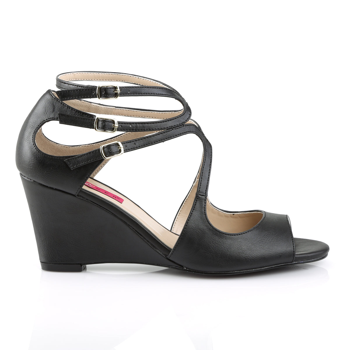 kimberly-04-black-faux-leather-pleaser-pink-label-fetish-shoes-no-platforms