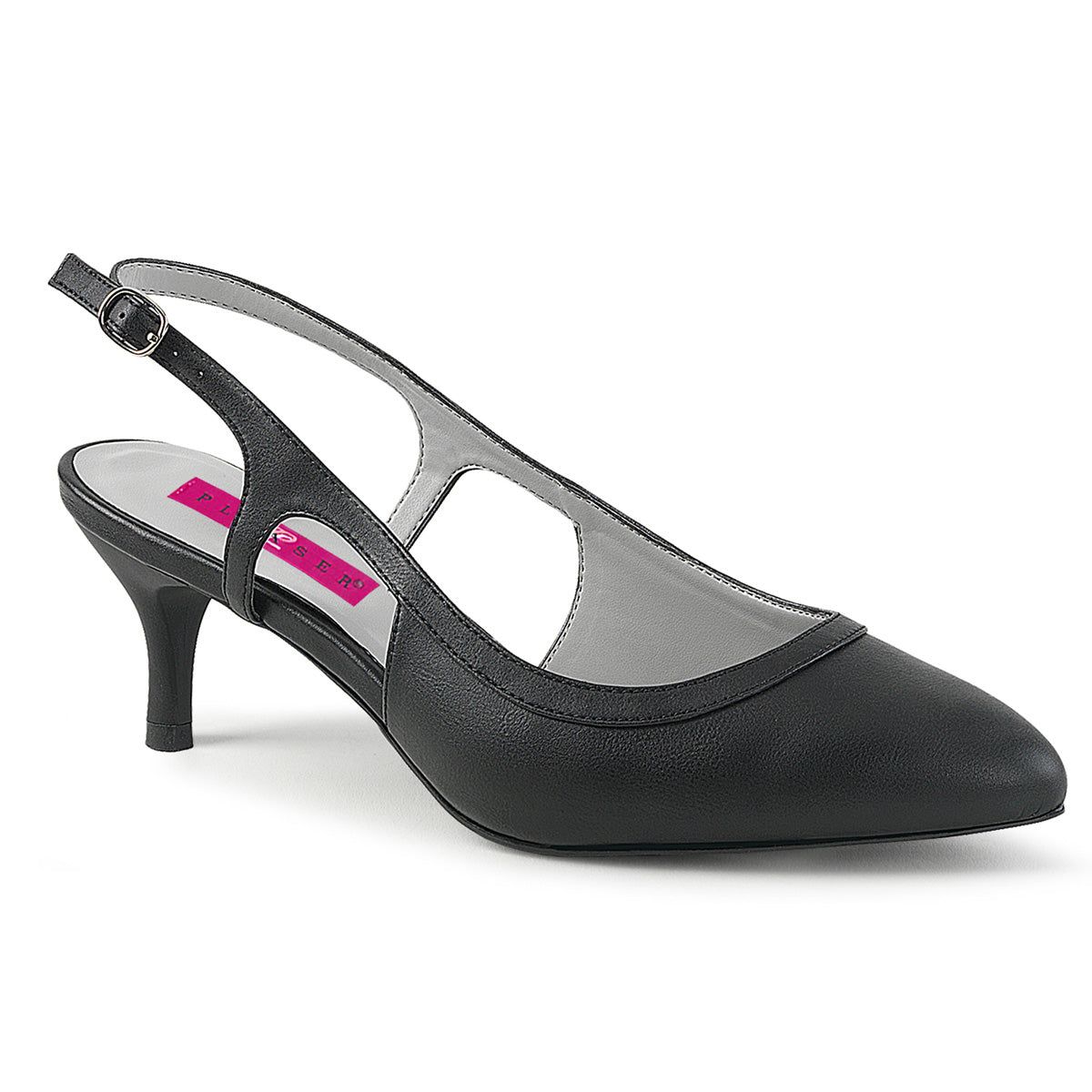 Котенок-02 Удаляемая розовая этикетка 2,5 дюйма каблука черный фетиш о –  Pole Dancing Shoes - KLS Supplies Ltd