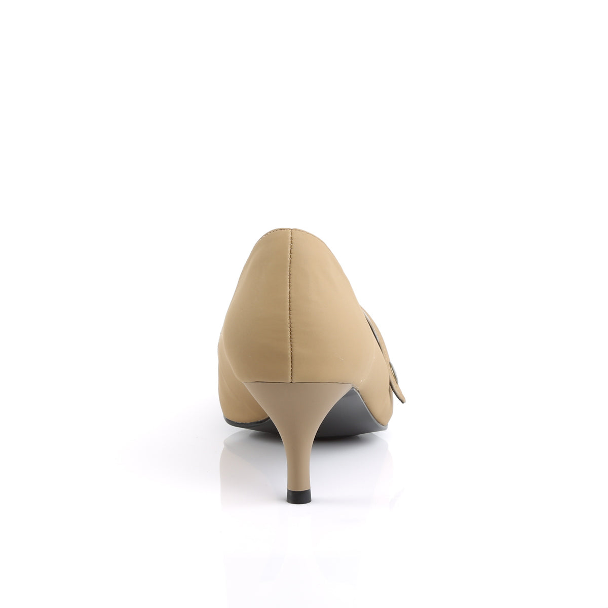 kitten 02 black faux leather pleaser pink label fetish shoes no platforms