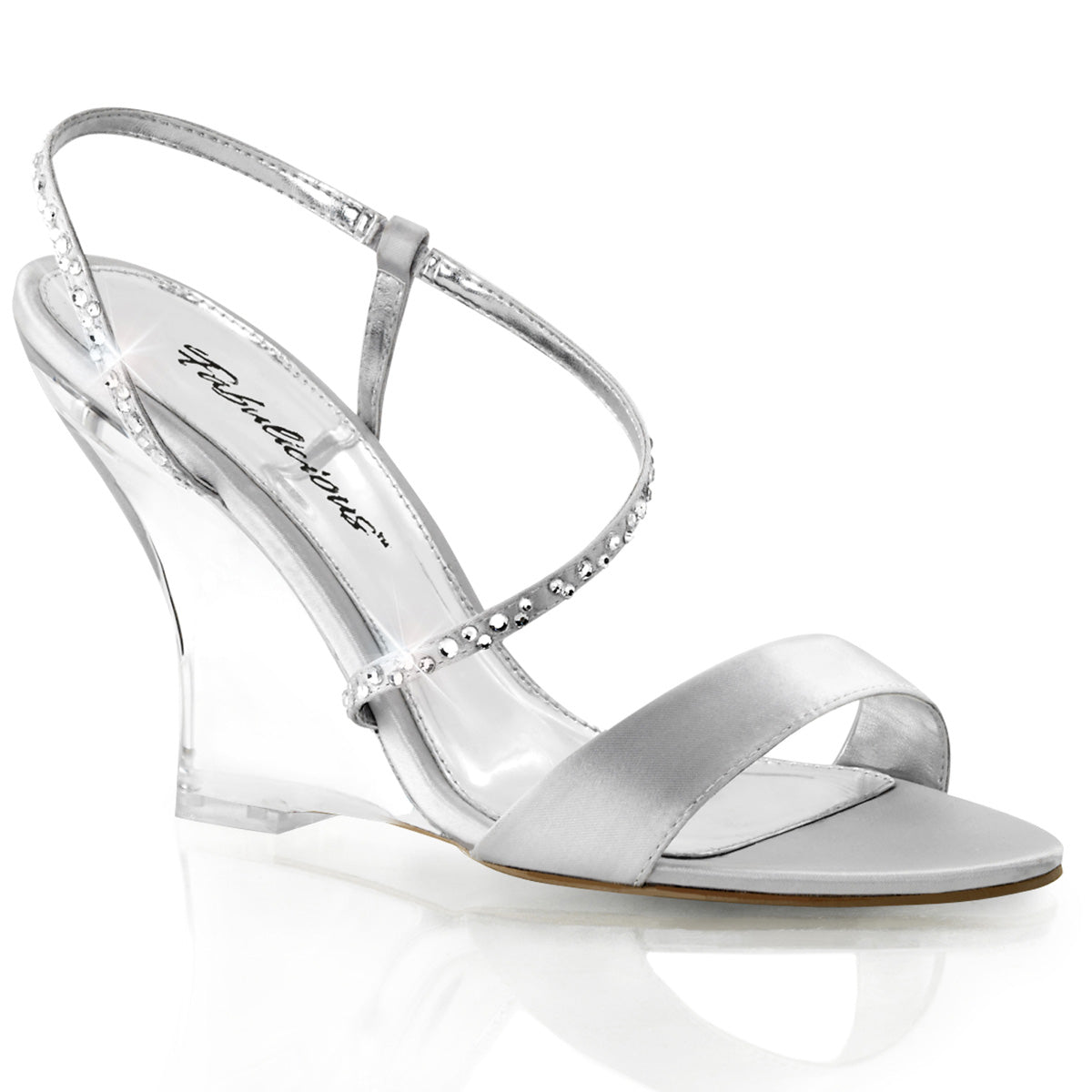 Silver 1 deals inch heels