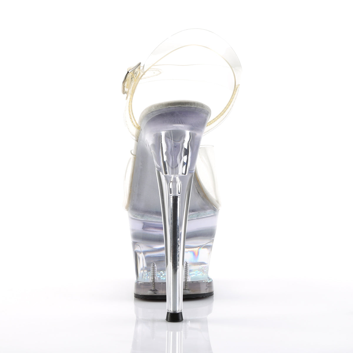 moon 708dia pleaser platforms exotic dancing sexy clear clear fetish footwear