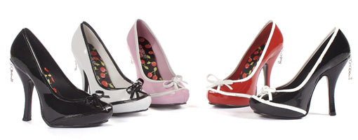 PH423-ROSE Penthouse Black High Heel Alternative Footwear Discontinued Sale Stock