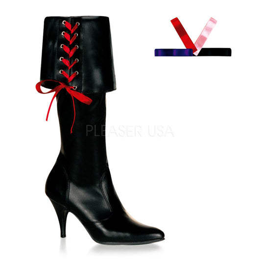 Funtasma PIR130 Black PU Sexy Shoes Discontinued Sale Stock