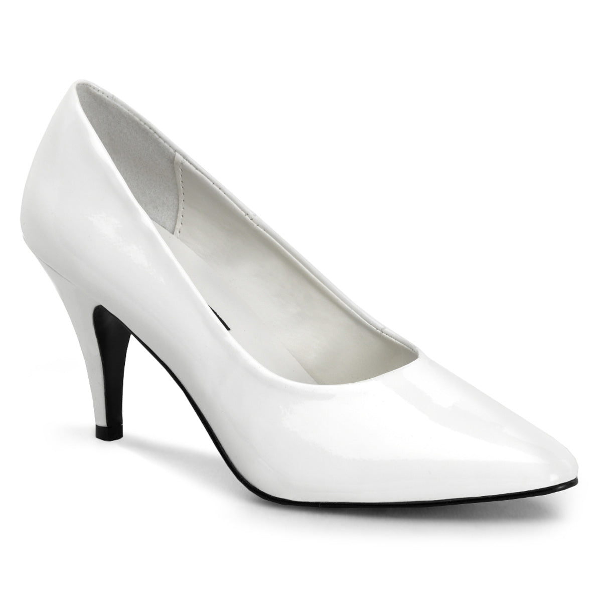 White pumps sale 3 inch heel