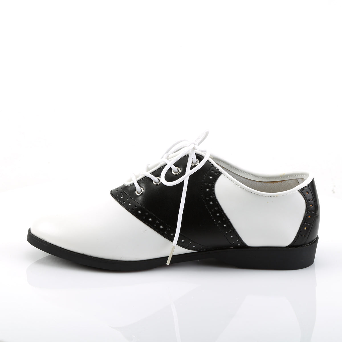 SADDLE-50 Funtasma Black and White Women's Costume Shoes Funtasma Costume Shoes