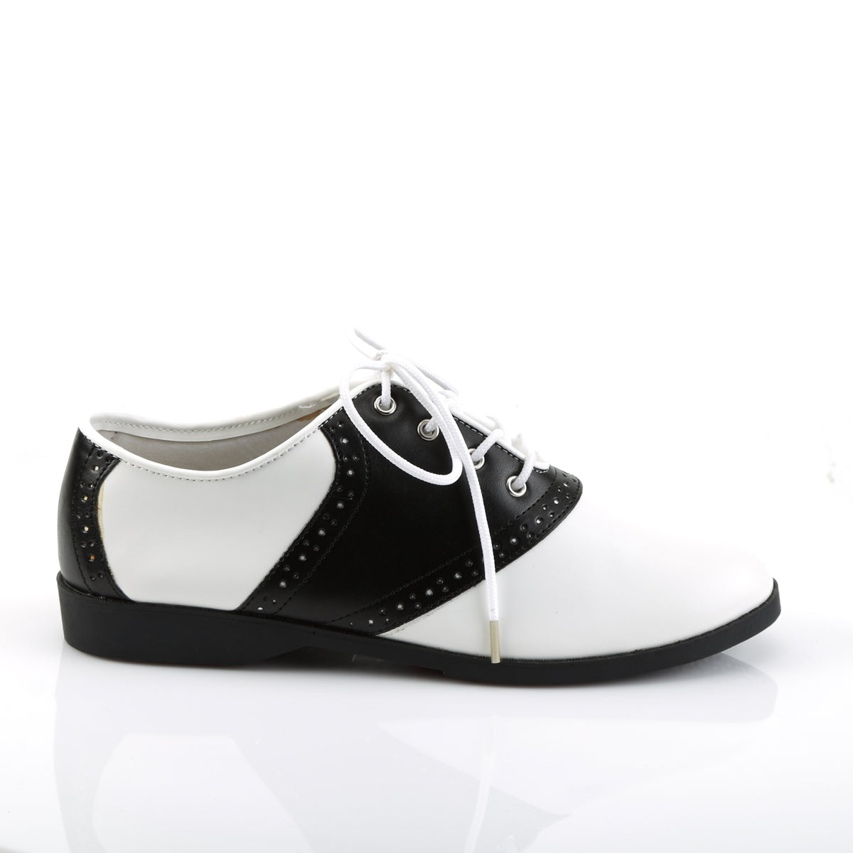 SADDLE-50 Funtasma Black and White Women's Costume Shoes Funtasma Costume Shoes Fancy Dress