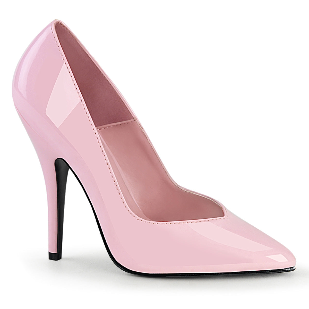 seduce 420v_pleaser_single_soles_5_inch_heel_pleasers_b _pink_patent